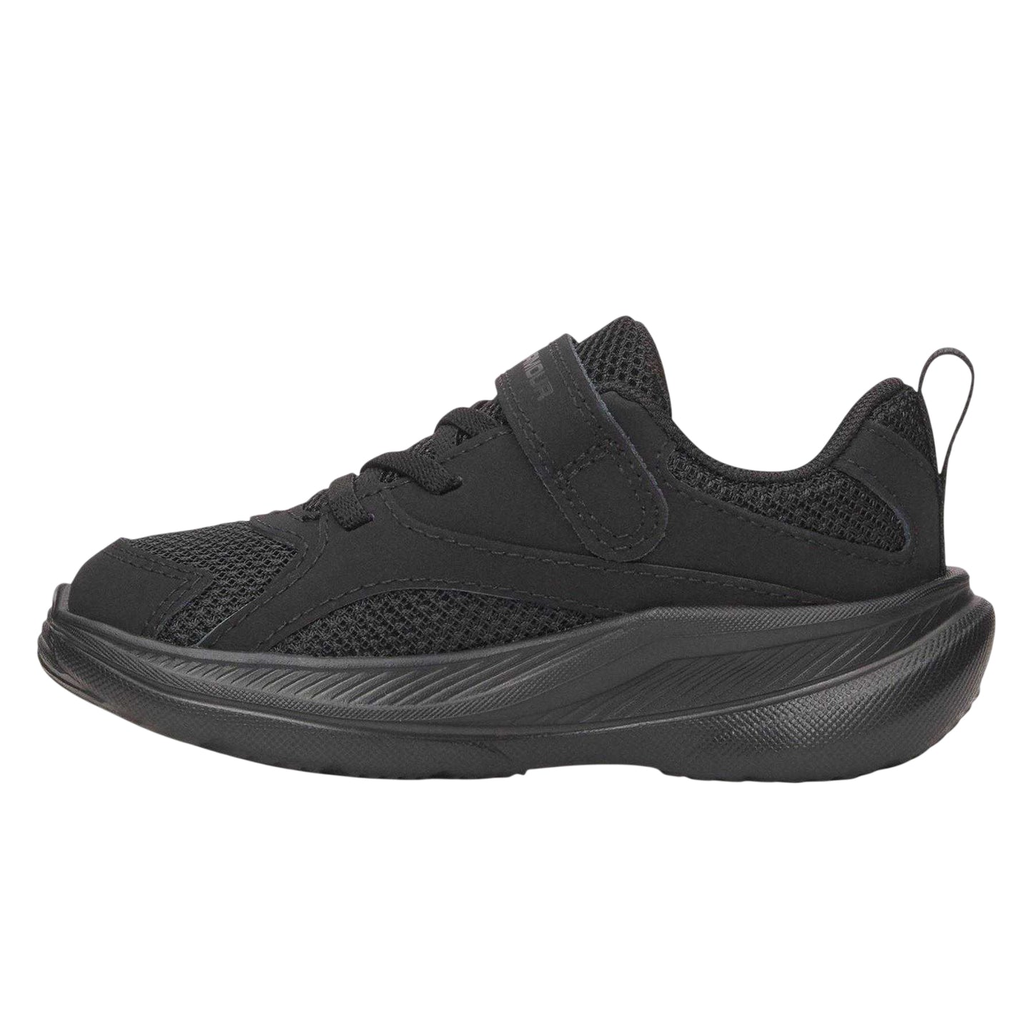 Triple Black - Back - Under Armour Childrens-Kids Cushioned Trainers