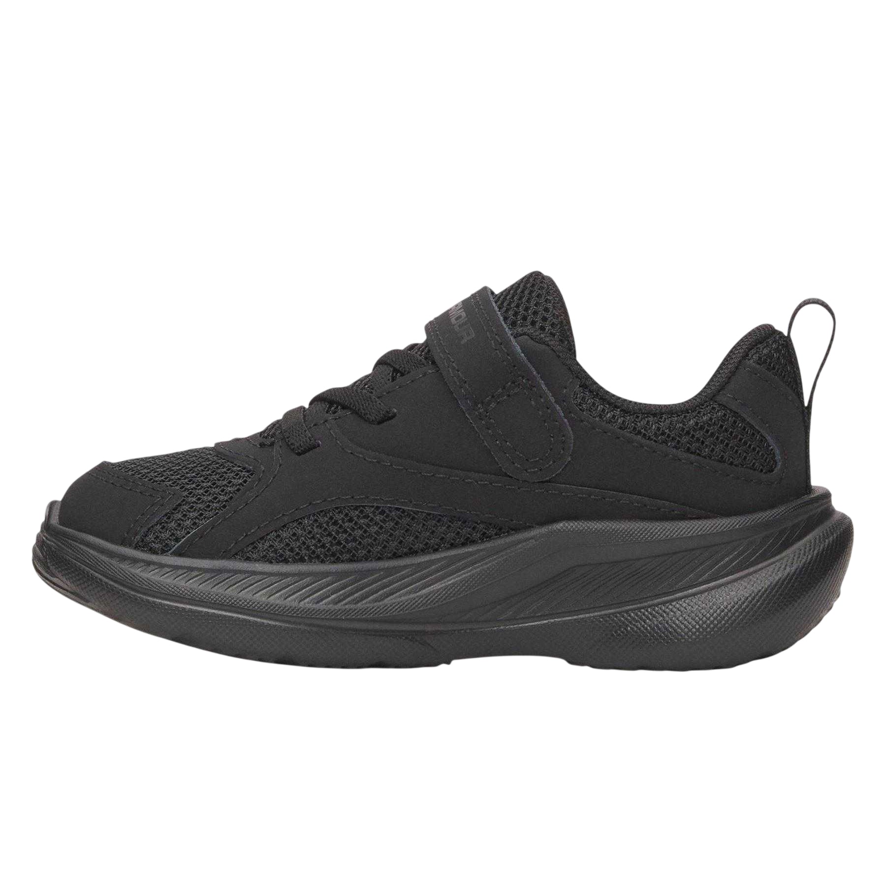 Triple Black - Back - Under Armour Childrens-Kids Cushioned Trainers