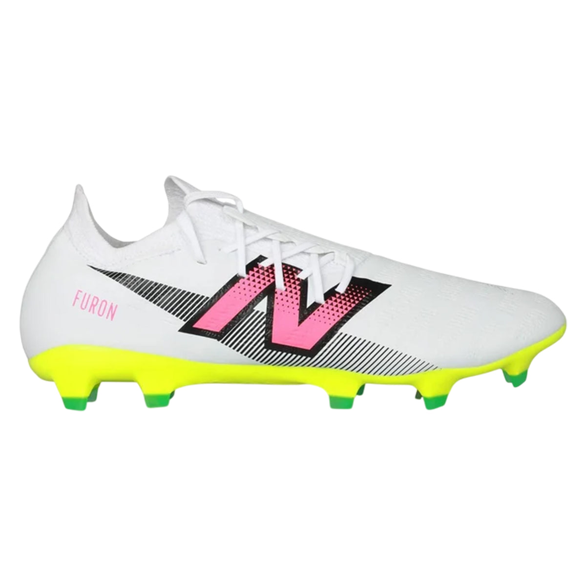 White - Front - New Balance Mens Furon Destroy V7 Football Boots