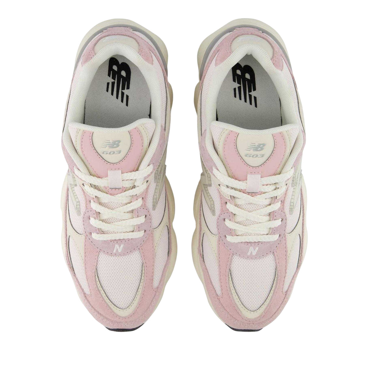 Pink Salt-Chalk - Back - New Balance Womens-Ladies 603 Suede Trainers