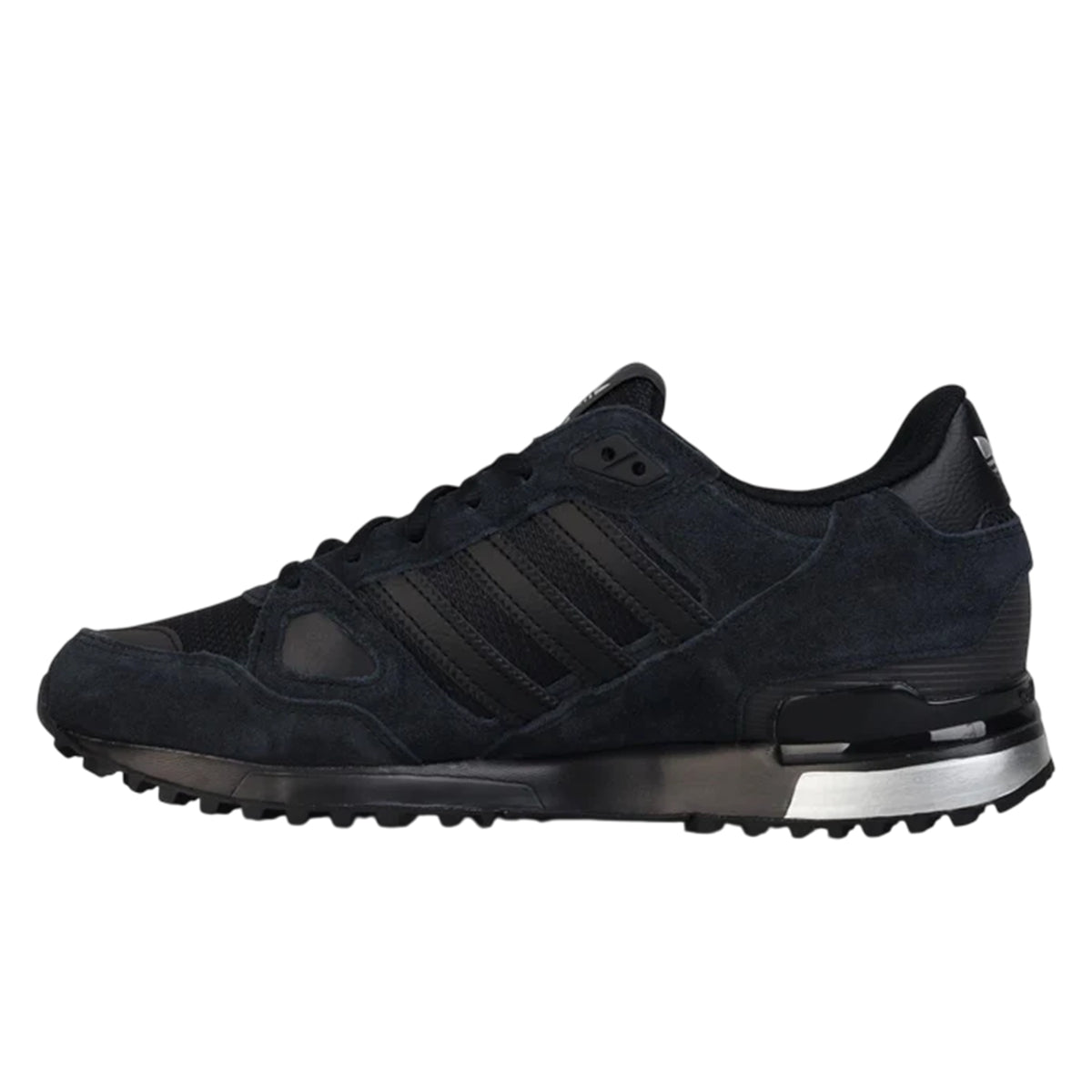 Core Black - Side - Adidas Womens-Ladies ZX 750 Suede Trainers