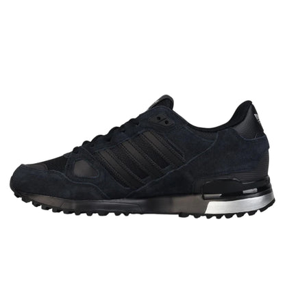 Core Black - Side - Adidas Womens-Ladies ZX 750 Suede Trainers