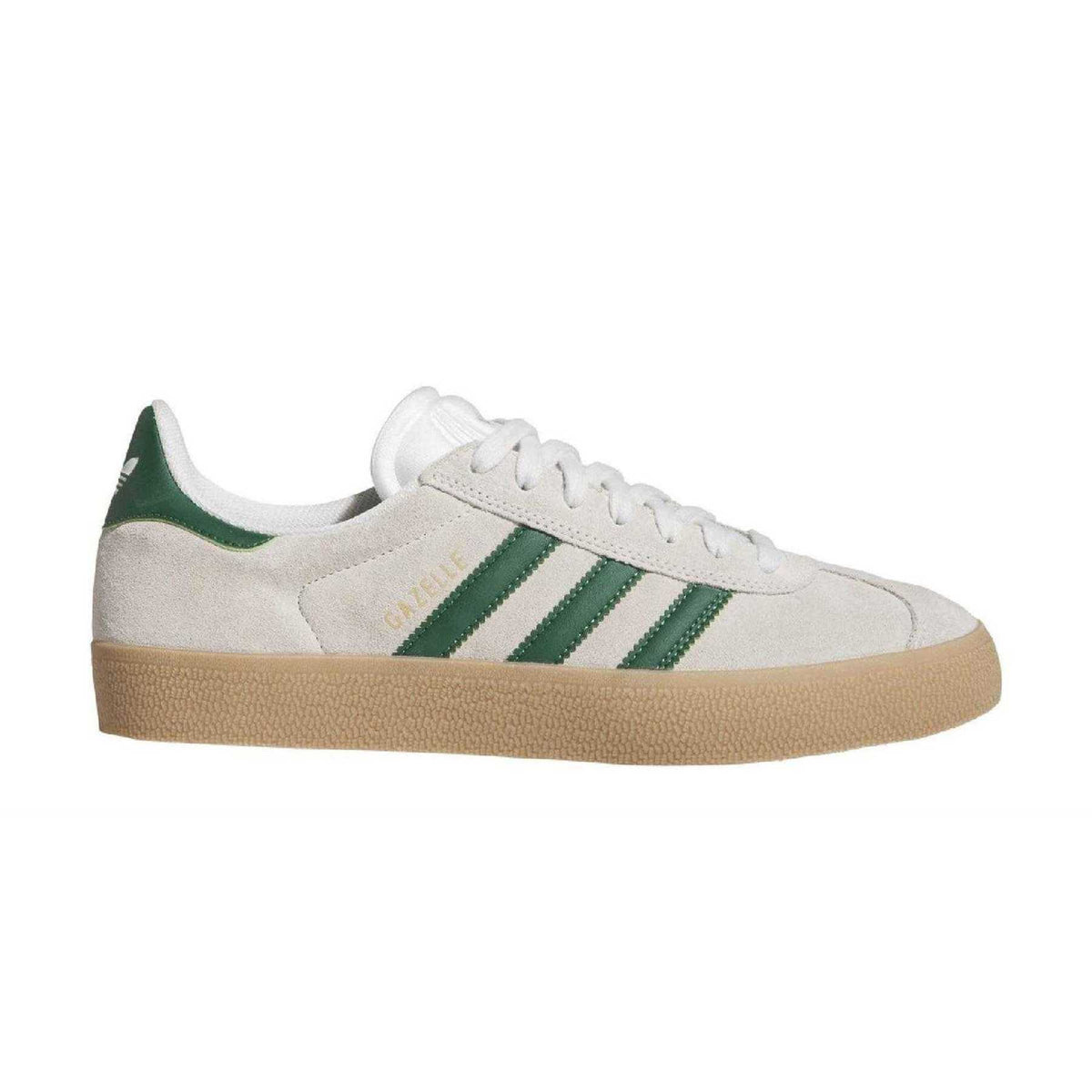 White - Front - Adidas Womens-Ladies Gazelle Advantage Suede Trainers