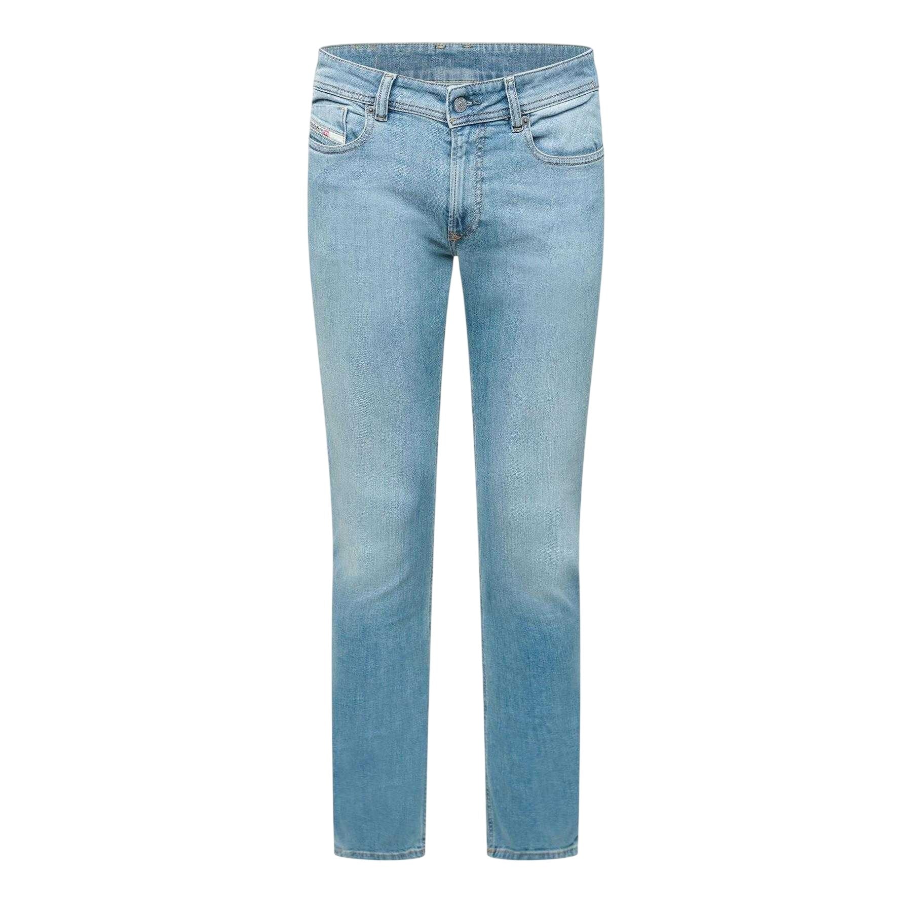 Blue Denim - Front - Diesel Mens 1979 Sleenker Denim Skinny Jeans