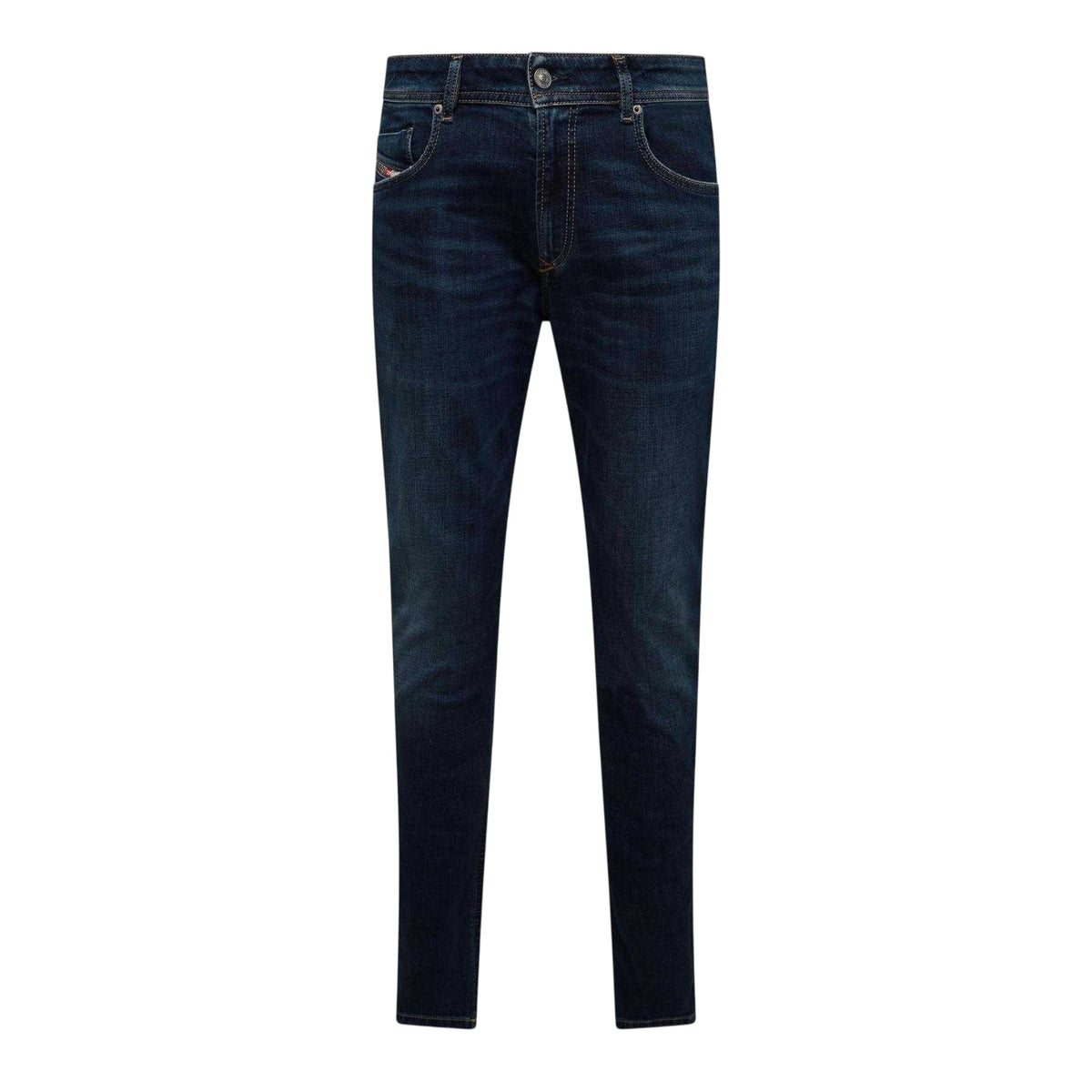 Blue Denim - Front - Diesel Mens 1979 Sleenker Denim Skinny Jeans