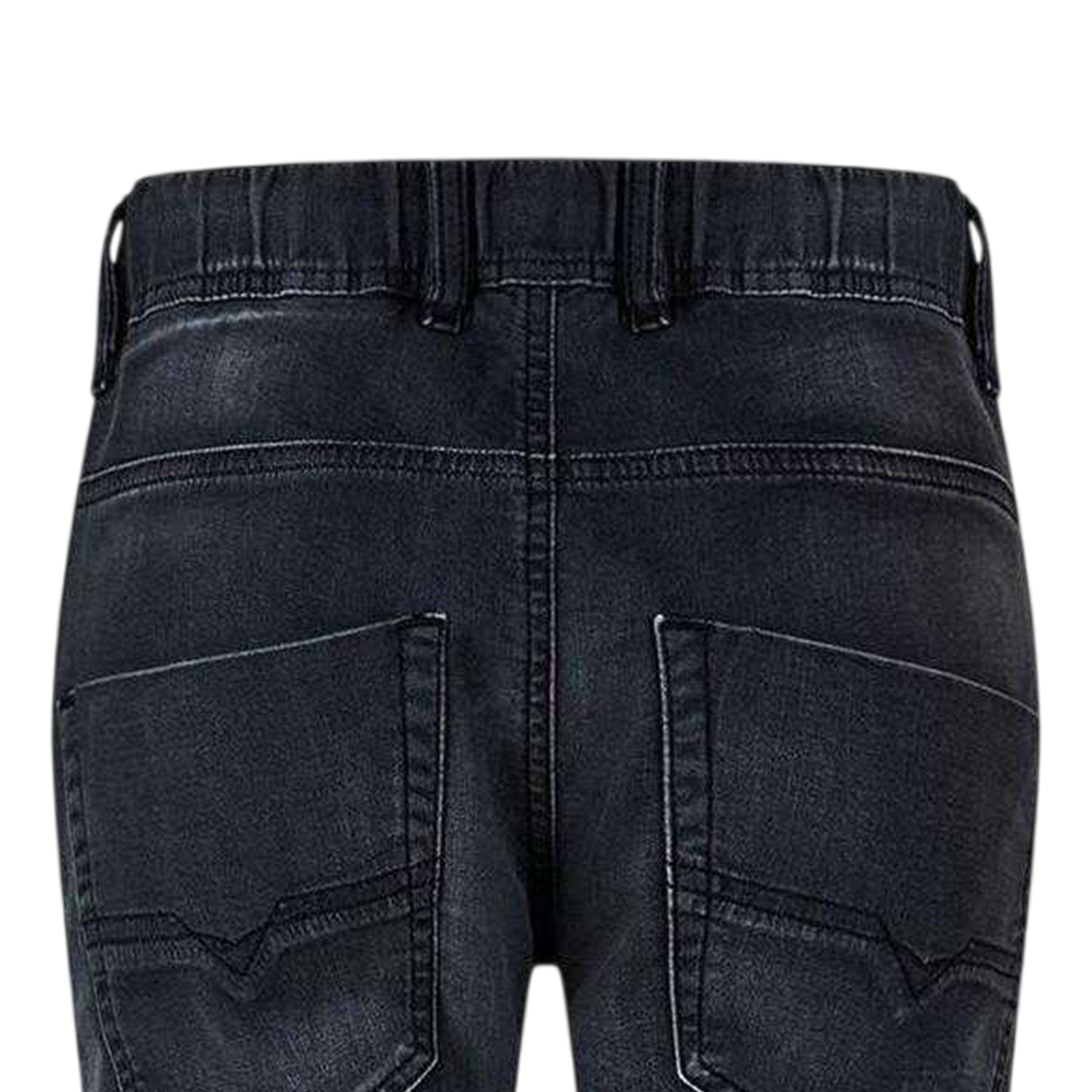 Black-Grey - Lifestyle - Diesel Mens Krooley-Ne Sweat Denim Tapered Jeans