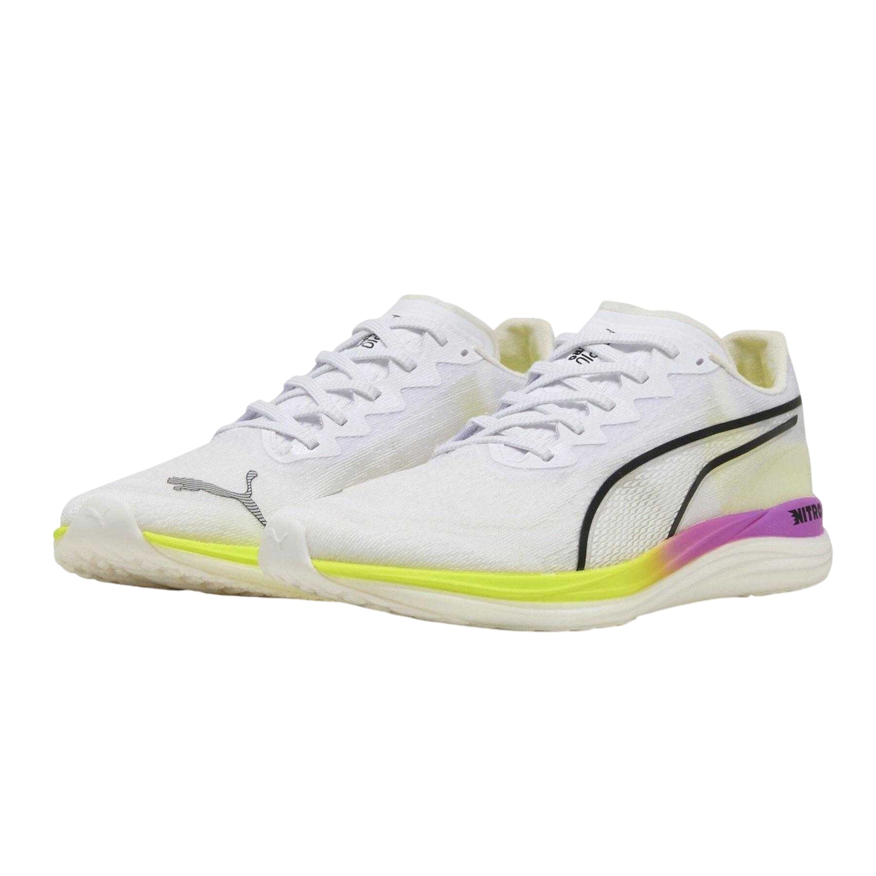 White - Close up - Puma Womens-Ladies Propio Nitro Running Shoes