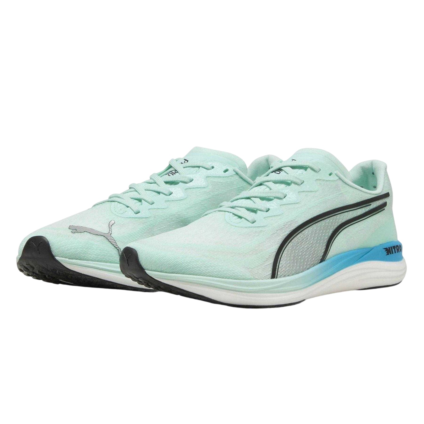 Mint - Close up - Puma Womens-Ladies Propio Nitro Running Shoes