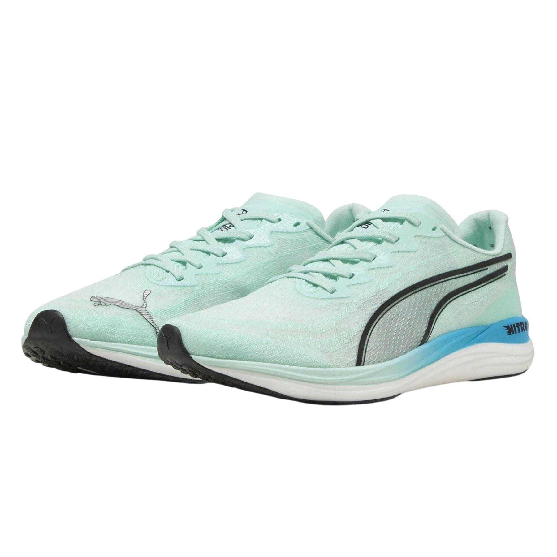Mint - Close up - Puma Womens-Ladies Propio Nitro Running Shoes