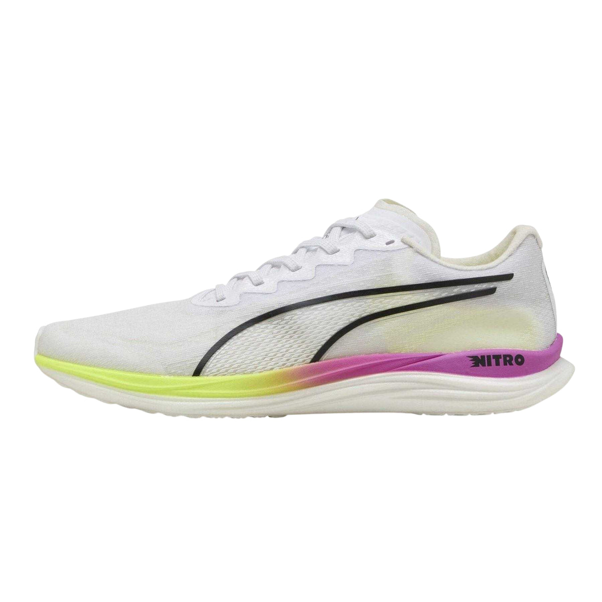 White - Side - Puma Womens-Ladies Propio Nitro Running Shoes