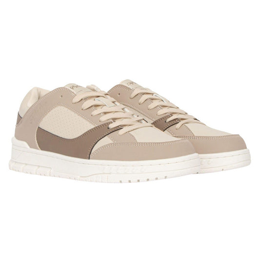 White-Beige - Front - Crosshatch Mens Crepstar Trainers