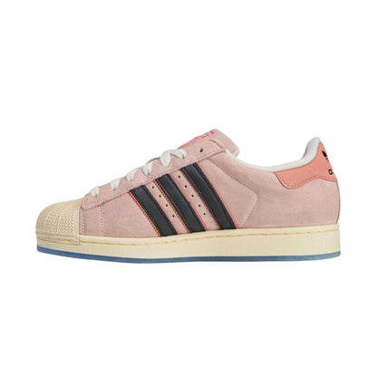 Black-Clay - Side - Adidas Mens Patrick Star Leather Trainers