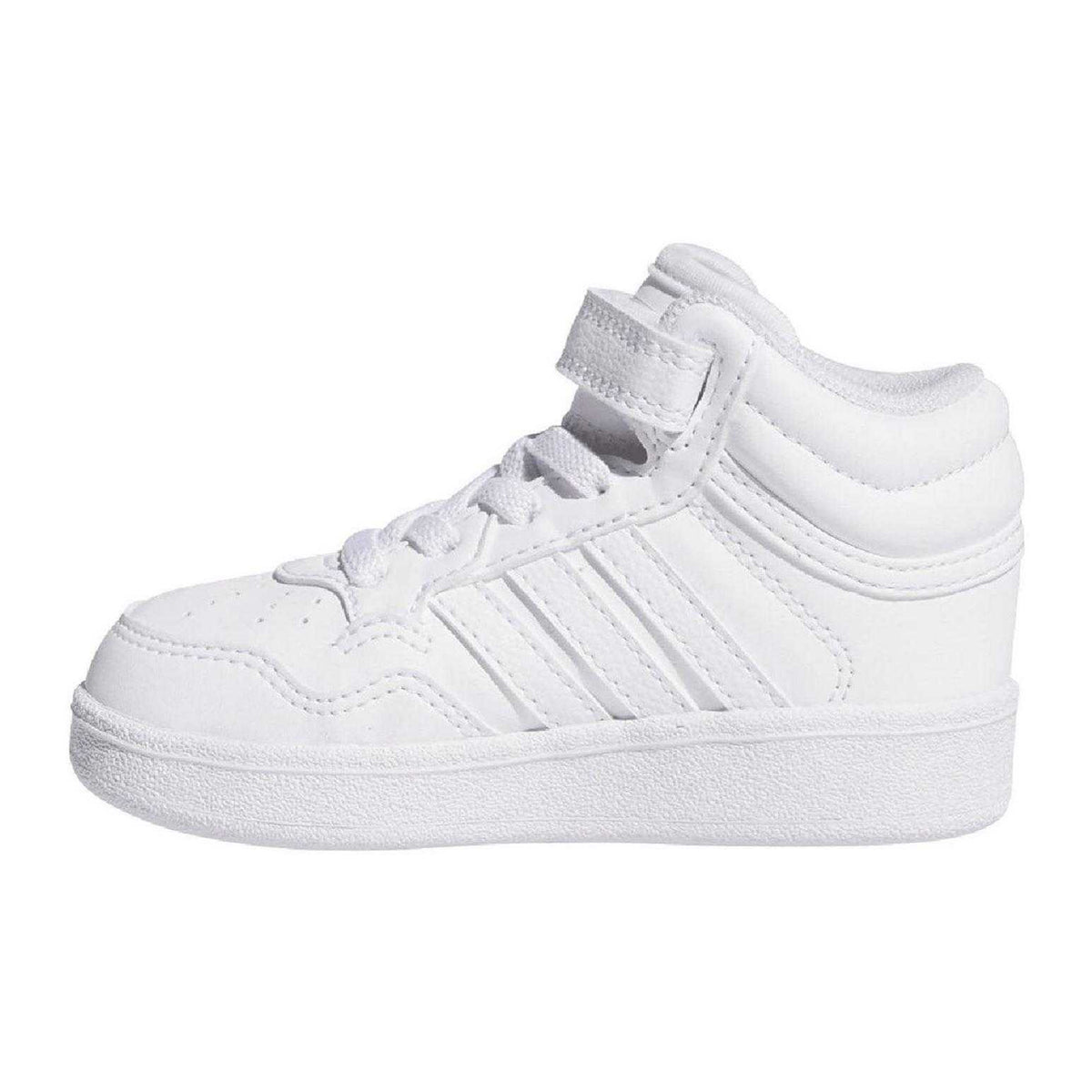 White - Back - Adidas Childrens-Kids 4.0 Mid Trainers