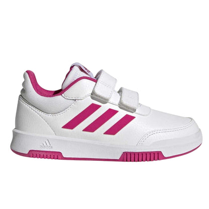 White - Front - Adidas Childrens-Kids Tensaur Sport 2.0 Trainers