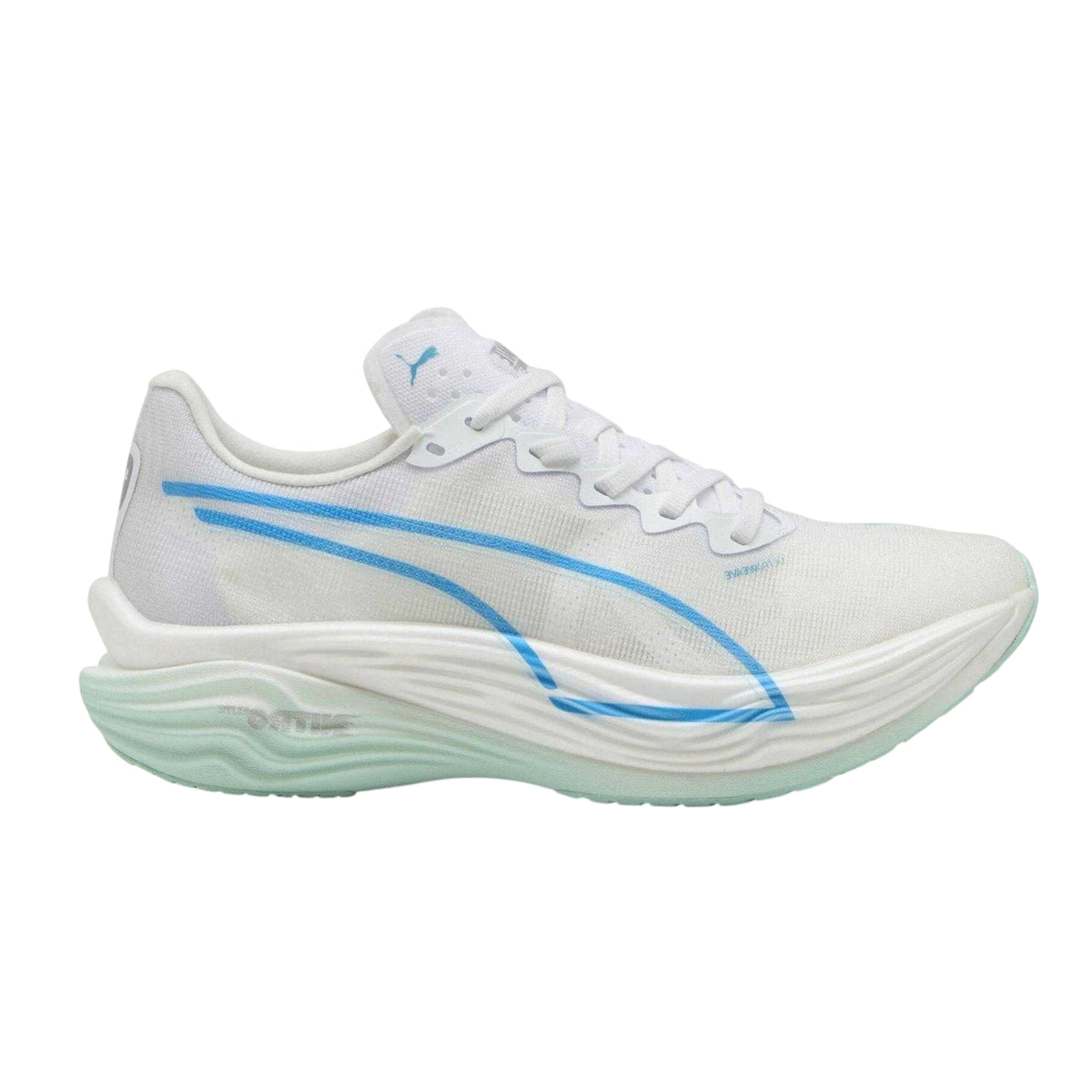White - Front - Puma Womens-Ladies Deviate Nitro Elite 3 Running Shoes