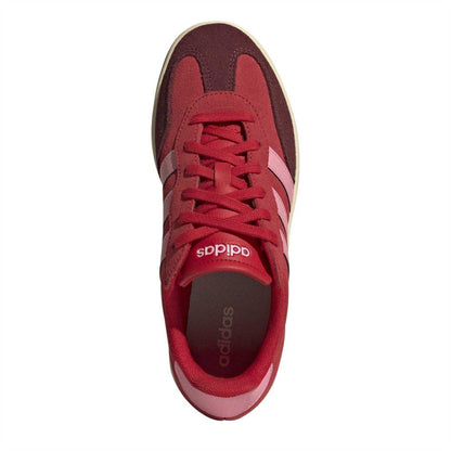 Better Scarlet - Lifestyle - Adidas Womens-Ladies Barreda Suede Platform Court Trainers