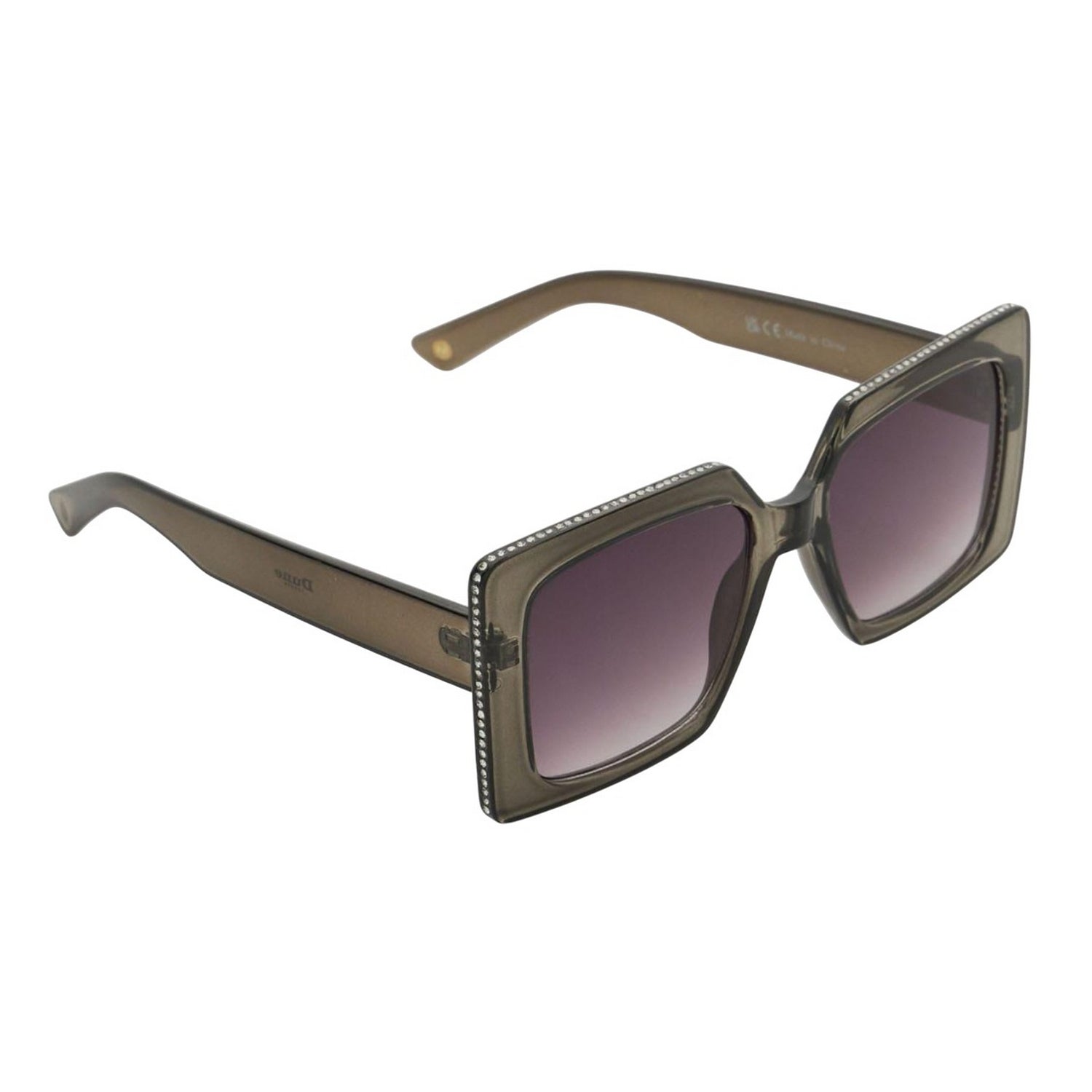Grey - Back - Dune London Glitzy Diamante Sunglasses