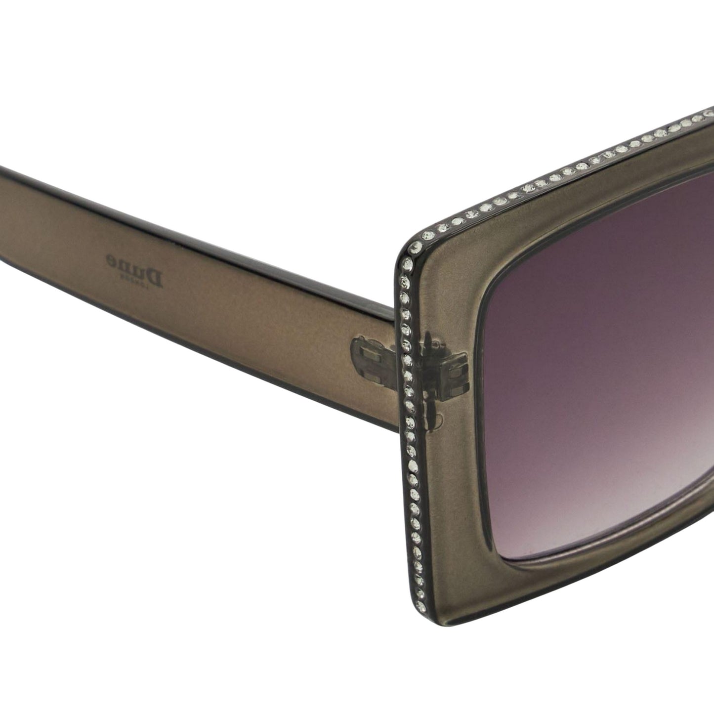 Grey - Side - Dune London Glitzy Diamante Sunglasses