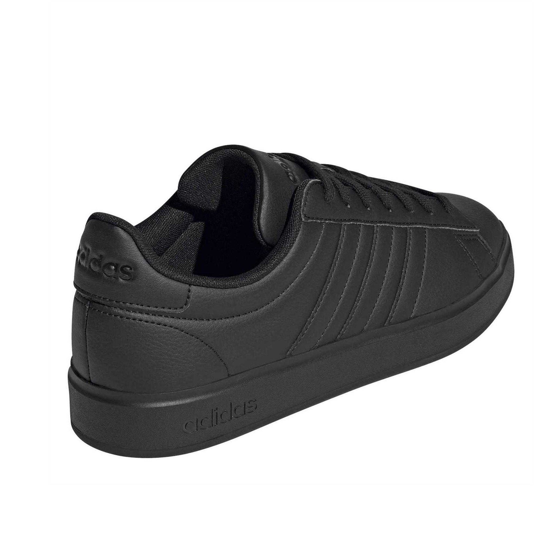Black-White - Back - Adidas Mens Grand Court 2.0 Trainers