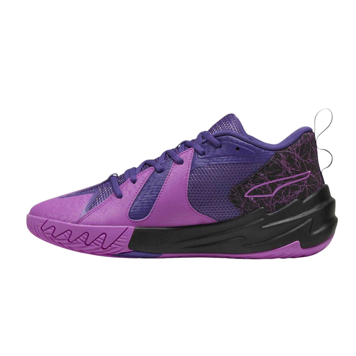 Magenta - Back - Puma Womens-Ladies Scoot Zeros Basketball Shoes