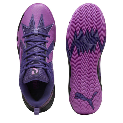 Magenta - Side - Puma Womens-Ladies Scoot Zeros Basketball Shoes
