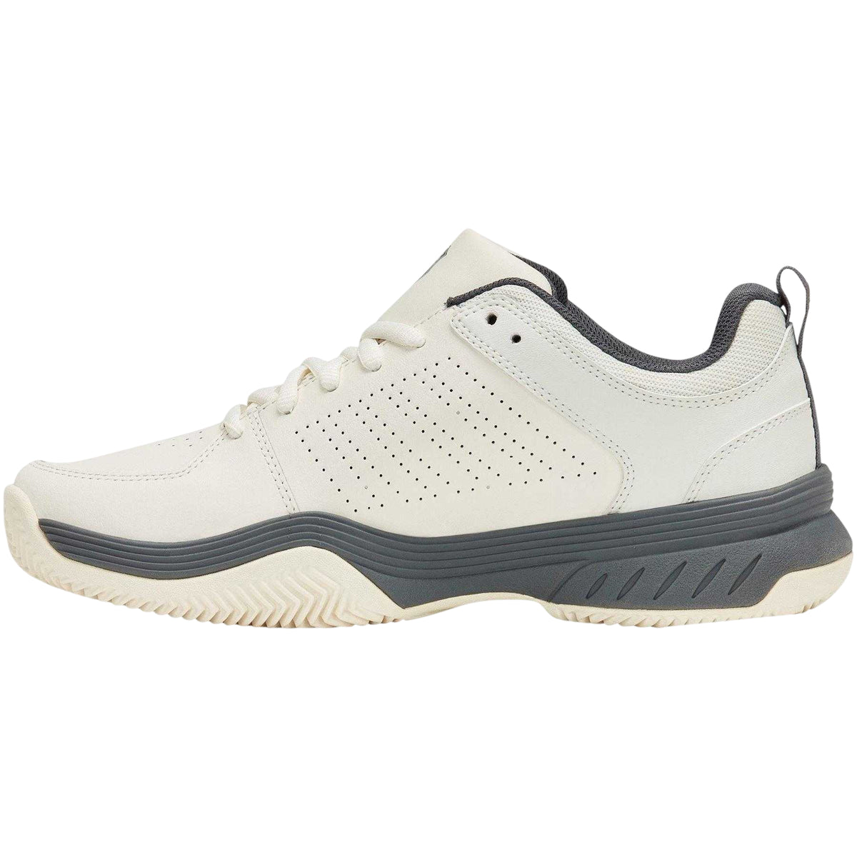 Egret White - Side - K-Swiss Mens Express 2 Tennis Shoes