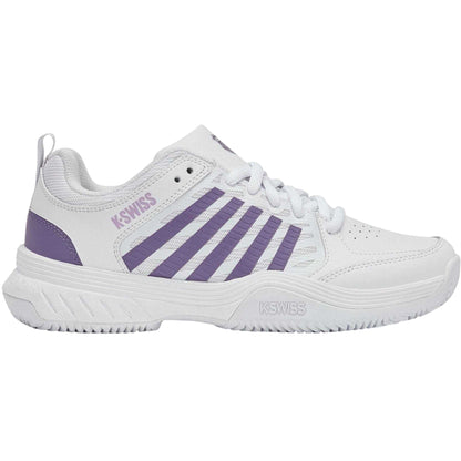 White-Purple - Front - K-Swiss Mens Express 2 Tennis Shoes