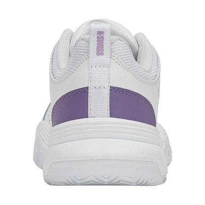 White-Purple - Back - K-Swiss Mens Express 2 Tennis Shoes