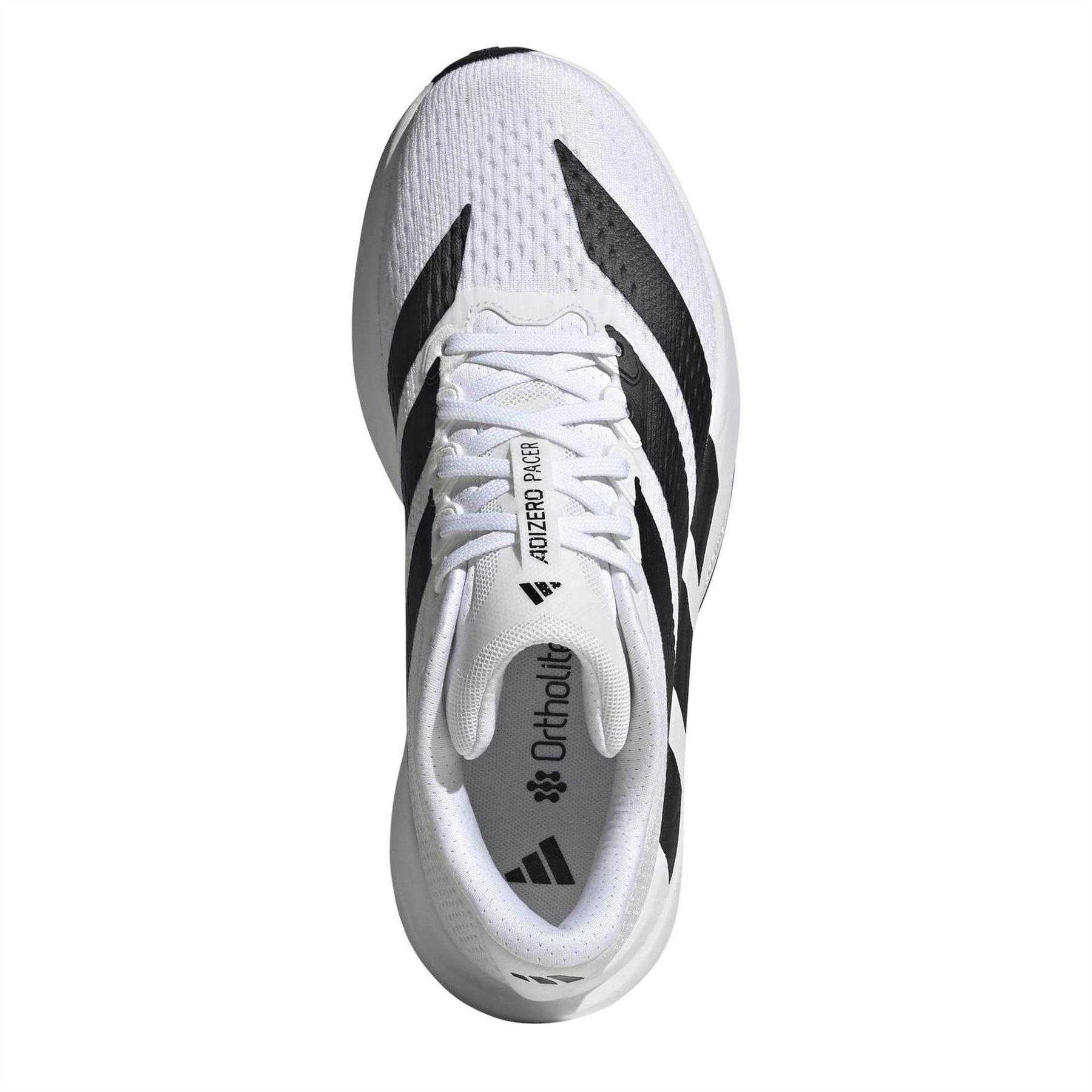 White-Black - Side - Adidas Womens-Ladies Duramo EVO Running Shoes