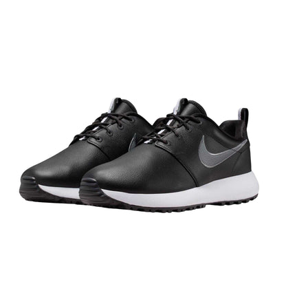 Black-Smoke Grey - Pack Shot - Nike Mens Roshe Spikeless Golf Shoes