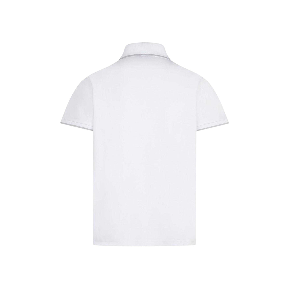 Organic White - Back - Mallet Mens Soft Touch Breathable Polo Shirt