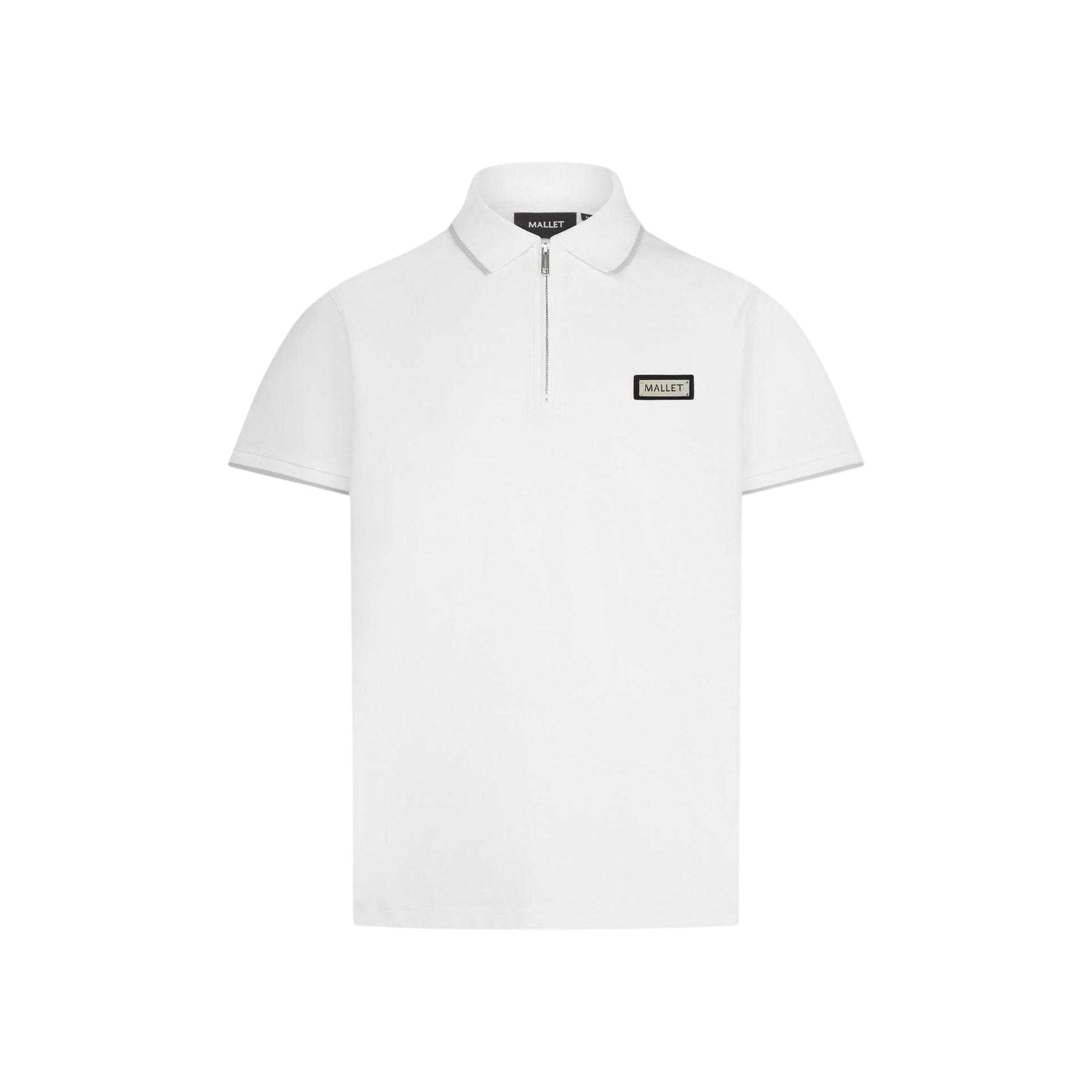 Organic White - Front - Mallet Mens Soft Touch Breathable Polo Shirt