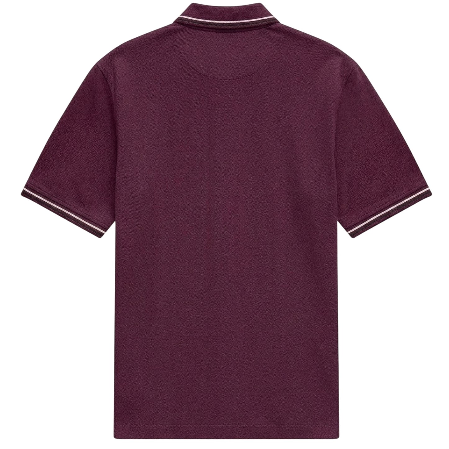 Blackberry - Back - Bugatti Mens Pique Short-Sleeved Polo Shirt