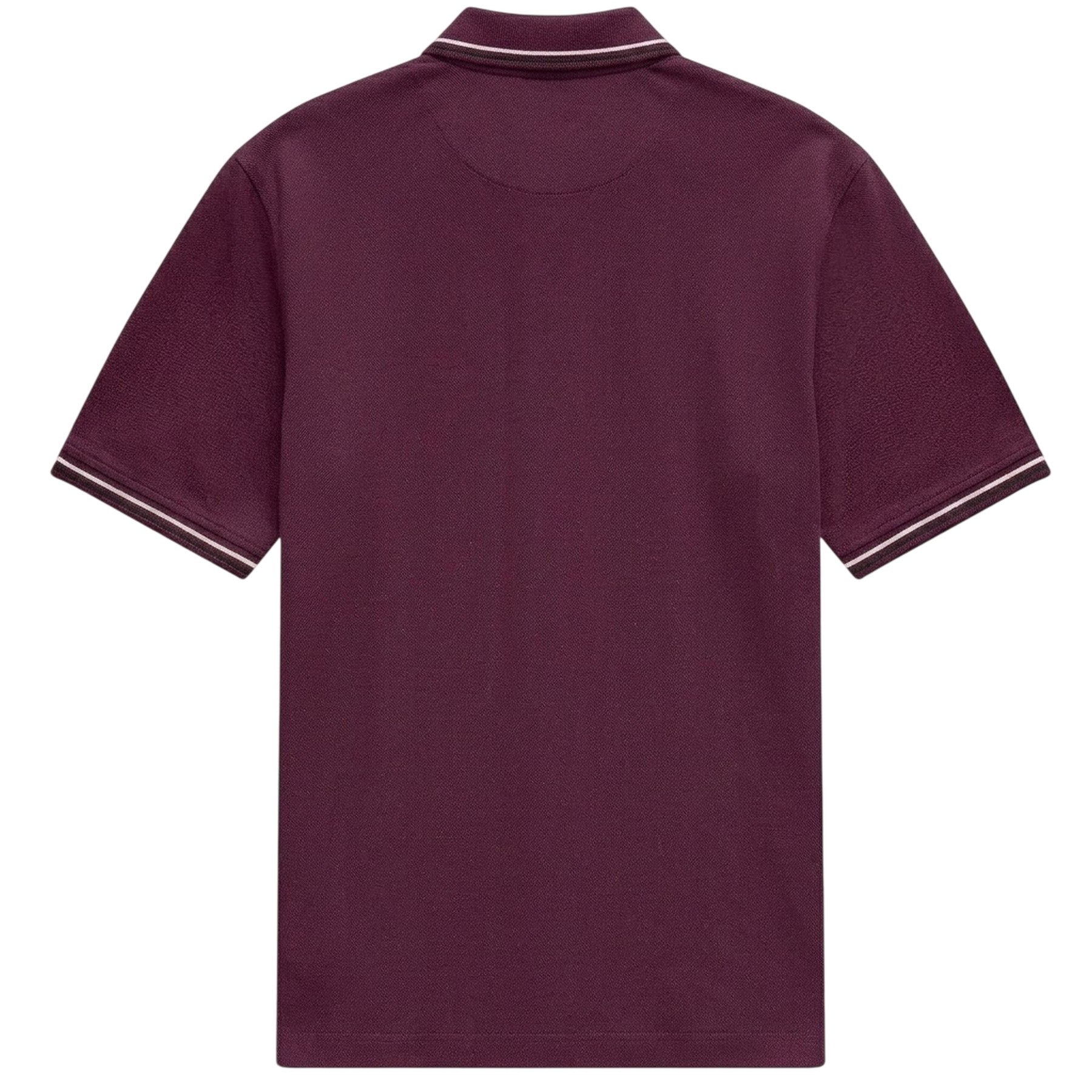 Blackberry - Back - Bugatti Mens Pique Short-Sleeved Polo Shirt