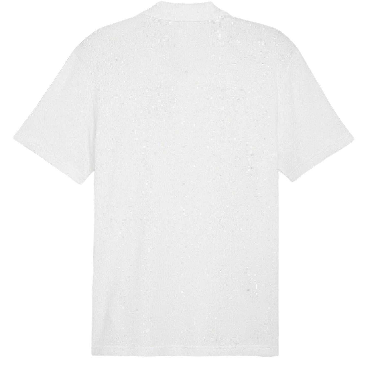 White-Silver - Back - Puma Mens TeamFINAL Casuals Short-Sleeved Polo Shirt