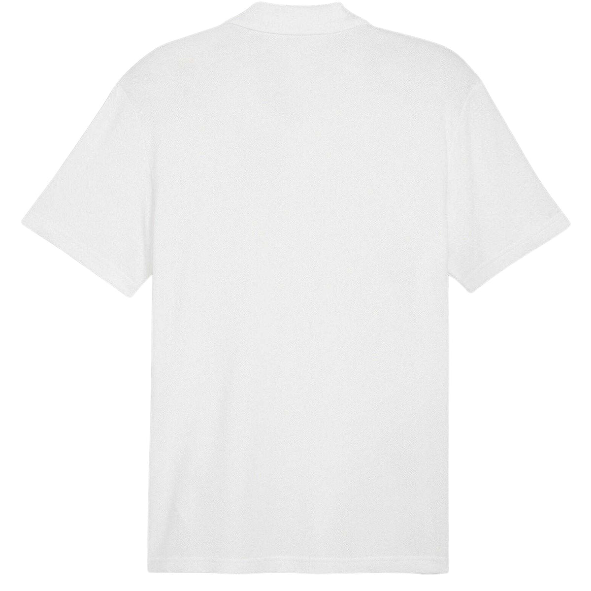 White-Silver - Back - Puma Mens TeamFINAL Casuals Short-Sleeved Polo Shirt