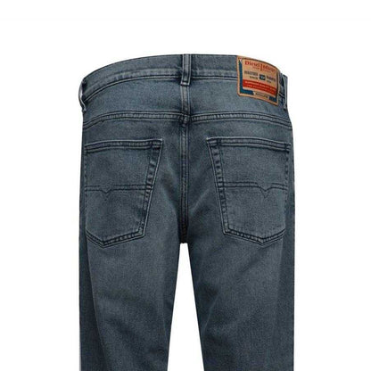 Light Blue - Lifestyle - Diesel Mens 2023 D-Finitive Faded Straight Leg Jeans