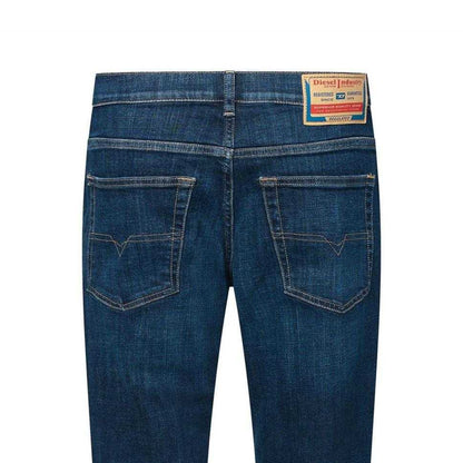 Blue Denim - Lifestyle - Diesel Mens 2023 D-Finitive Faded Straight Leg Jeans