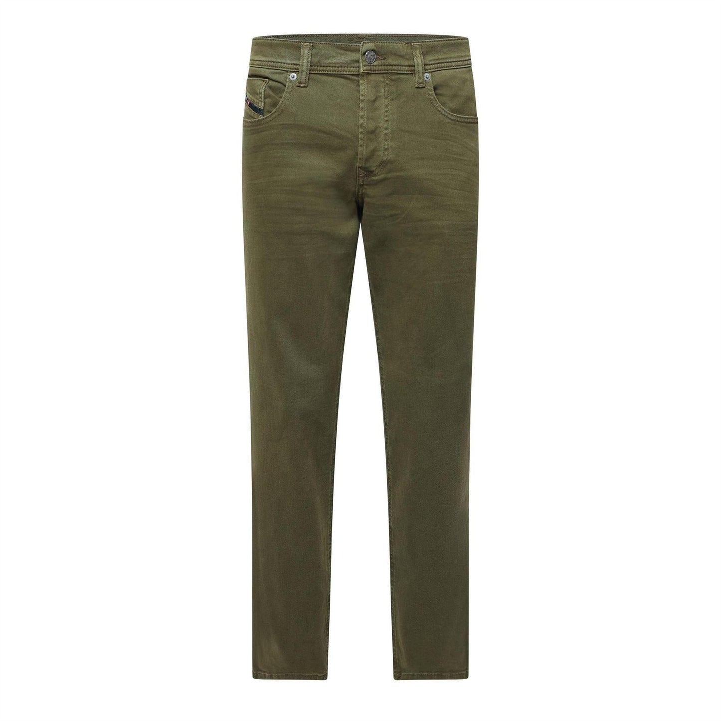Green - Front - Diesel Mens 2023 D-Finitive Faded Straight Leg Jeans