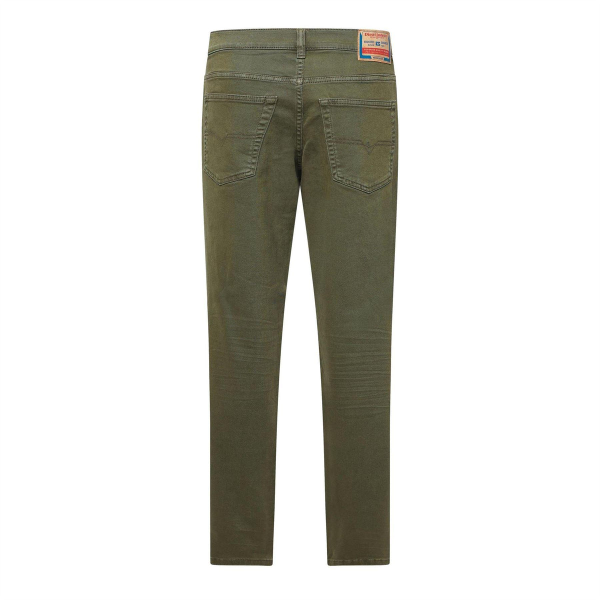Green - Back - Diesel Mens 2023 D-Finitive Faded Straight Leg Jeans