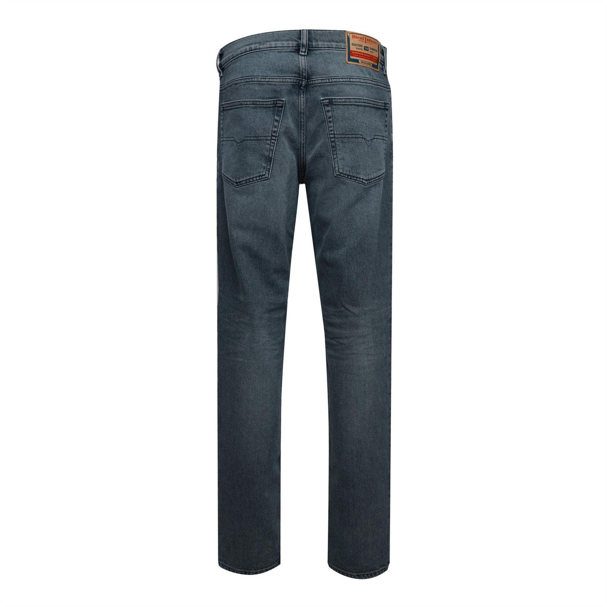 Light Blue - Back - Diesel Mens 2023 D-Finitive Faded Straight Leg Jeans