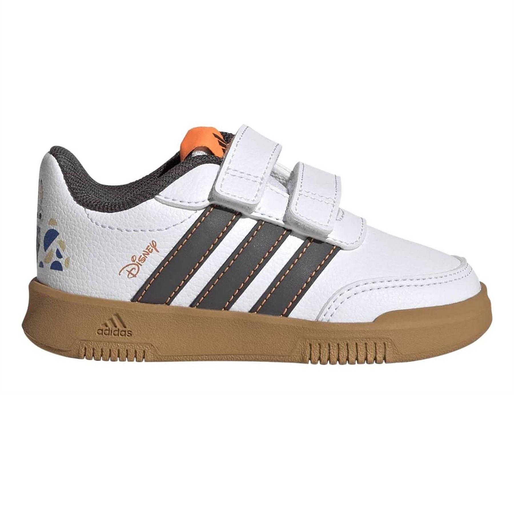 White-Black - Front - Adidas Childrens-Kids Tensaur Zootopia 2 Trainers