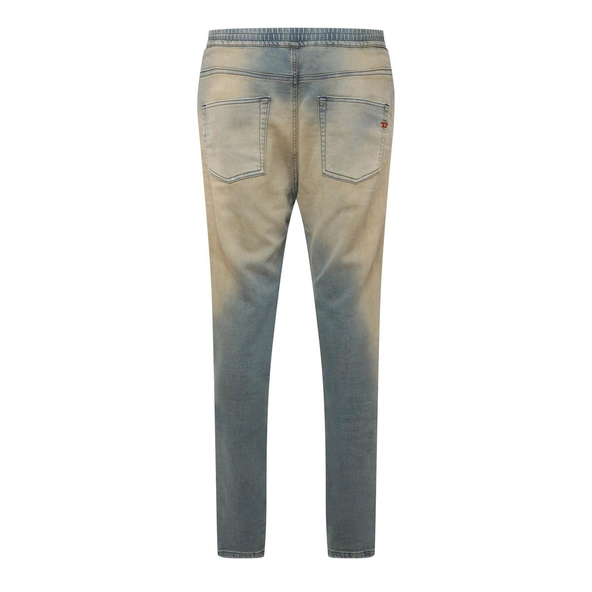 Blue Denim - Back - Diesel Mens 2060 D Strukt Slim Jeans