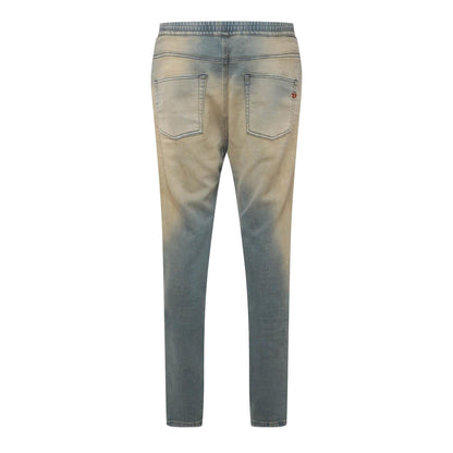 Blue Denim - Back - Diesel Mens 2060 D Strukt Slim Jeans