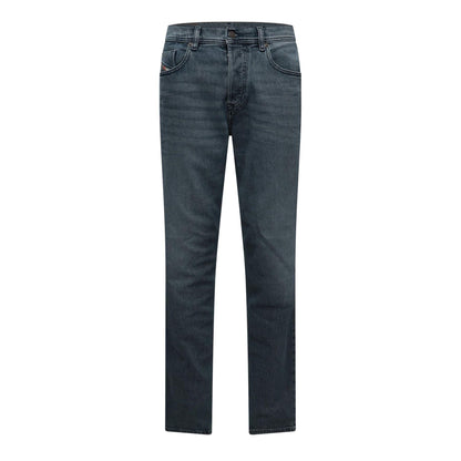 Blue Denim - Front - Diesel Mens 2023 D-Finitive Slim Jeans