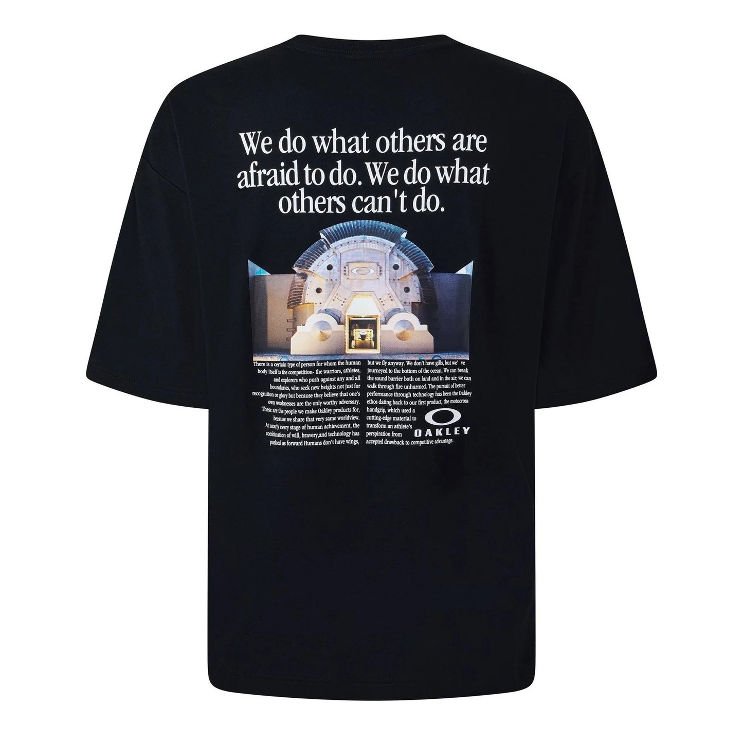 White - Back - Oakley Mens Enhance T-Shirt