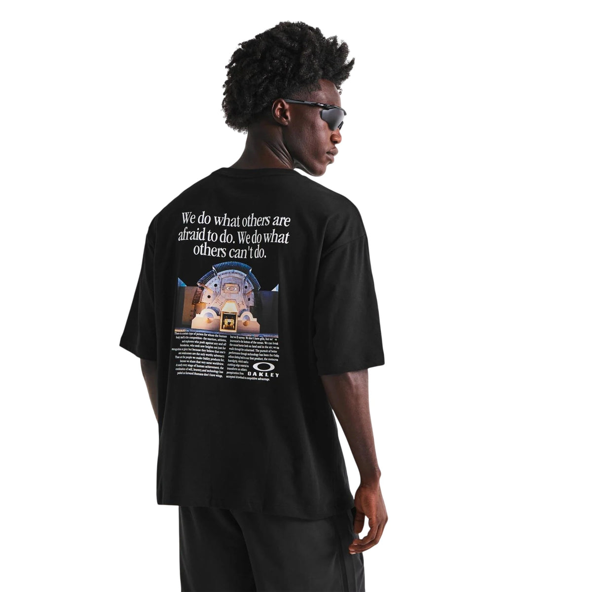 White - Lifestyle - Oakley Mens Enhance T-Shirt