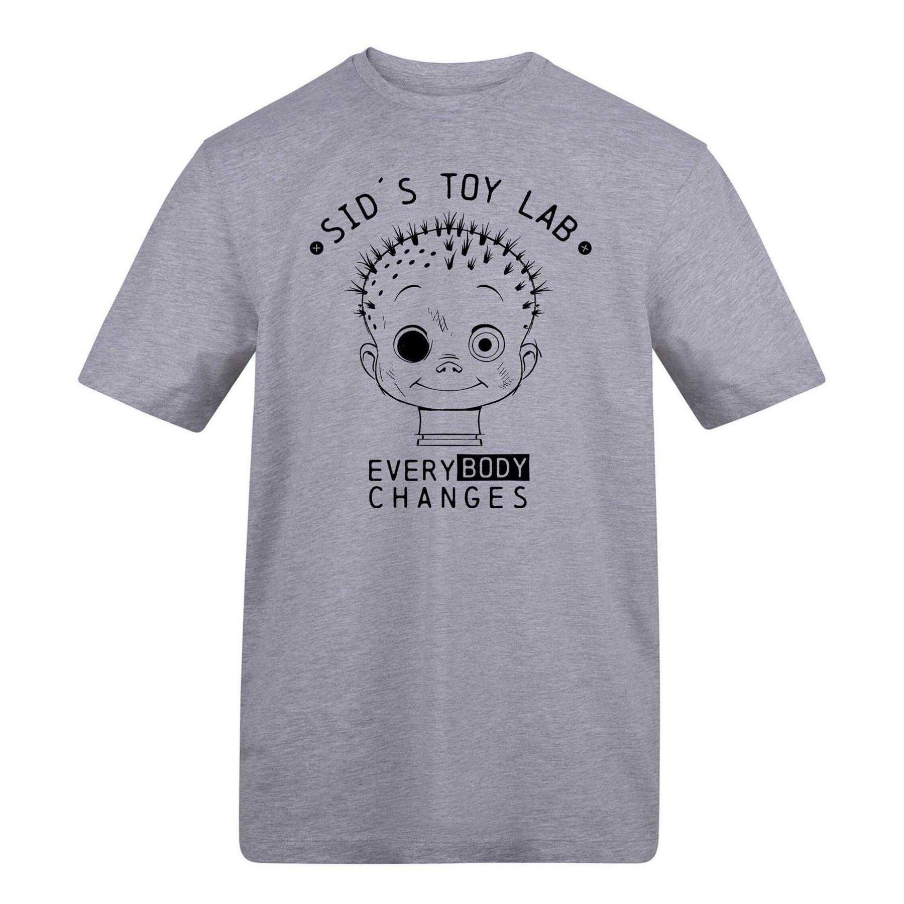 White - Front - Toy Story Unisex Adult Sid´s Toy Lab Graphic Print T-Shirt