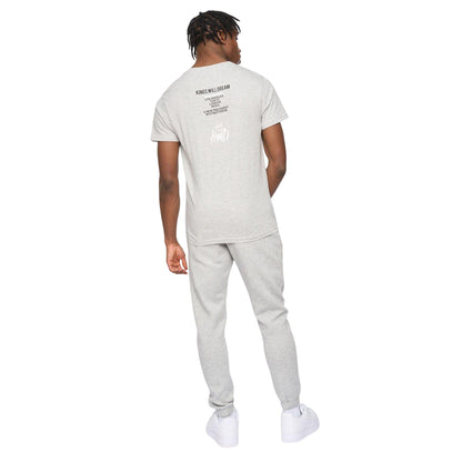 Grey Marl - Back - Kings Will Dream Mens Tagged T-Shirt