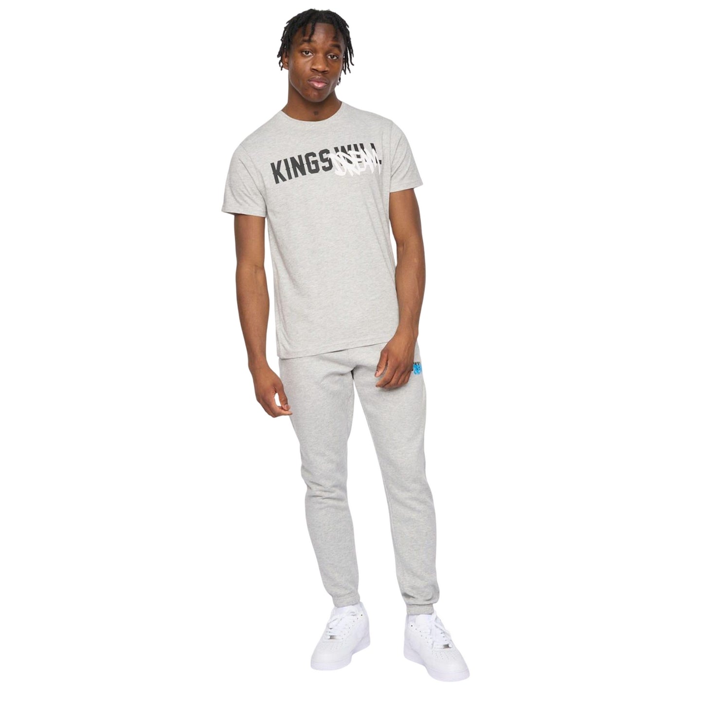 Grey Marl - Pack Shot - Kings Will Dream Mens Tagged T-Shirt